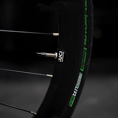 2Pcs Bike Tire Air Nozzle Protective Adhesive Decoration Decals Mountain Road Bicycle Valve Stickers