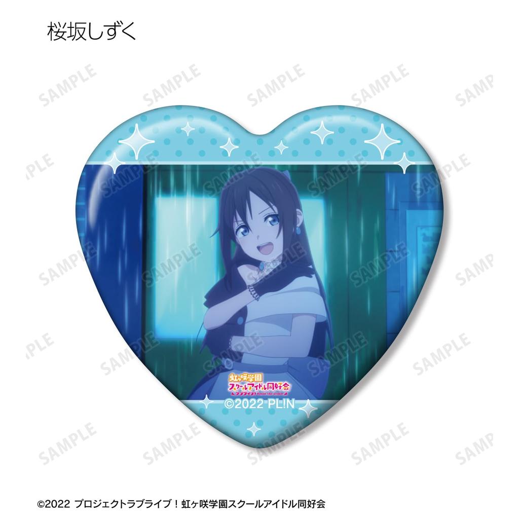 Love Nijigasaki High School Idol Club Trading Scene Box of 13 Live! Heart-Shaped Badges,
