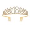 Fashion Alloy Digital Crown Headband Rhinestone Birthday Crown Headband Bachelor Party Prom Headdress Hair Accessories