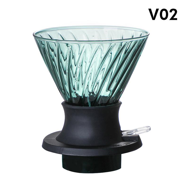 Immersion Coffee Dripper Switch Pour Over Dripper Immersion Dripper Switch Coffee Maker Glass Coffee Filters V02 Set
