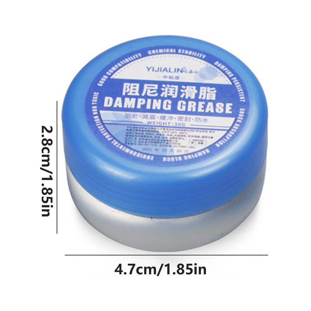 30/100g Lubricating Grease For Tools Rubber Seal Silicone Grease All Purpose Anti-Rust Grease Waterproof Cylinder Seal Lubricant