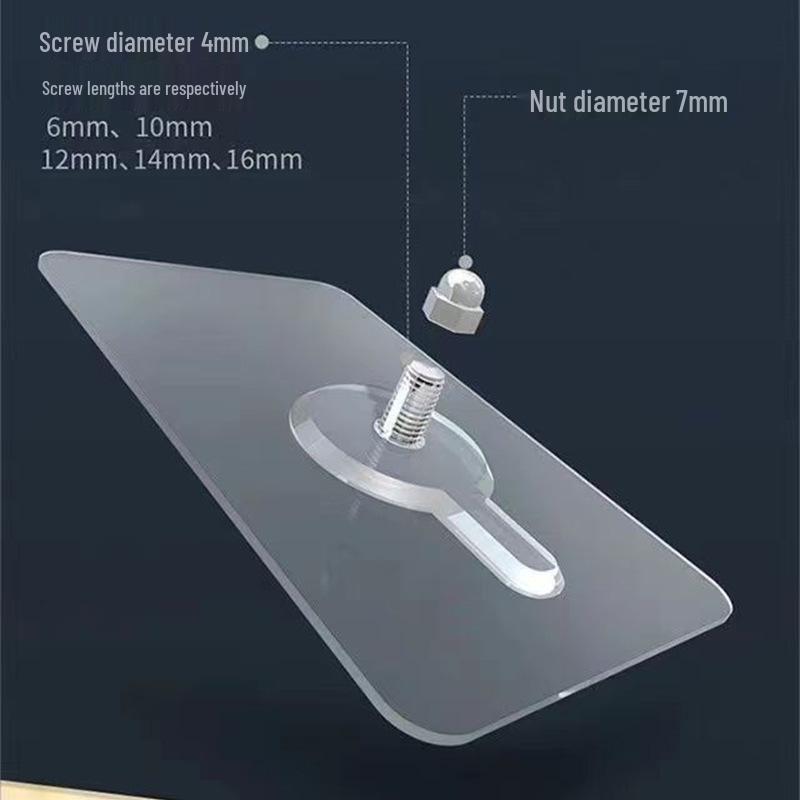 Seamless Screw-Free Adhesive Wall Hooks for Photo Frames and Storage