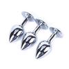 1PC Sex Toys For Adults Small Size Metal Toys Butt Plug Stainless Steel Plug