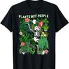 Plants Not People Skeleton Funny Halloween Costume Gardener T-Shirt