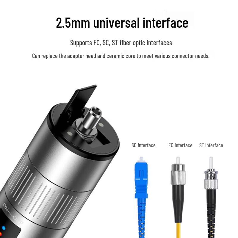 Biaoz 20mW dobíjecí vizuální lokalizátor poruch optických vláken