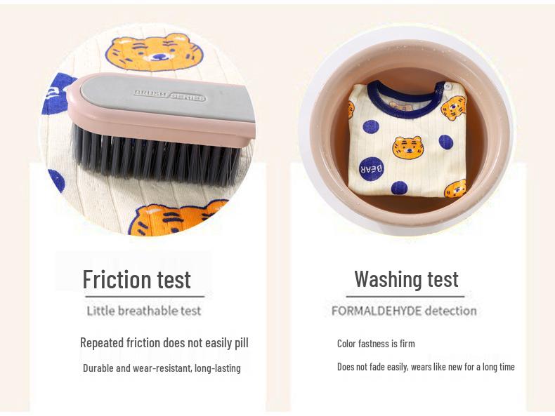 2023 Kids' Long-Sleeve Cotton Pajama Set - Boys & Girls Autumn Wear with Double-Layer Pants