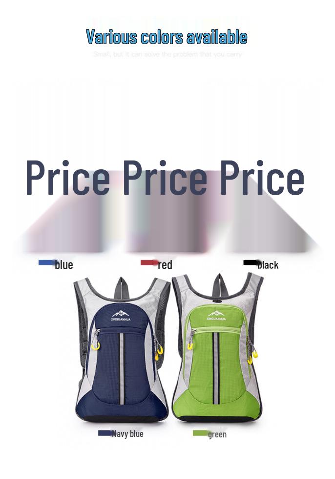 Unisex Lightweight Breathable Cycling Backpack, Wear-resistant, Large Capacity, Multi-compartment for Outdoor and Mountaineering Activities