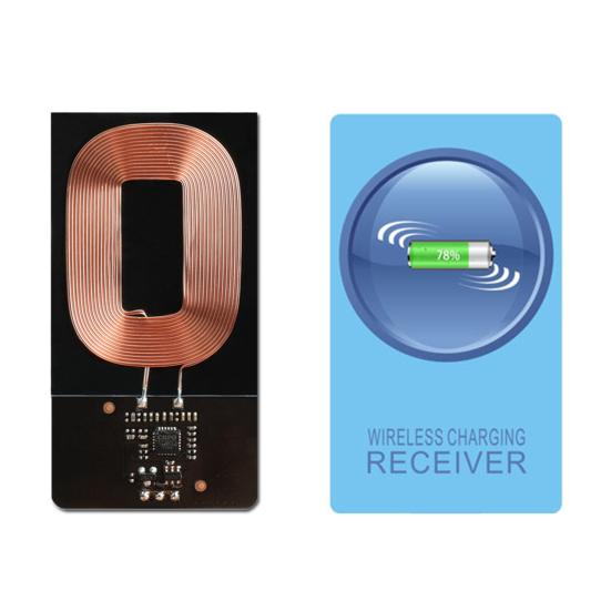 Wireless Charger Receiver Charge Mini 8Pin Universal Fast Type-C Qi Wireless Charging Pad