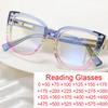 Gradient Color Fashion Designer Cat Eye Anti Blue Light Computer Glasses Women Men Luxury Brand Butterfly Frame Reading Glasses