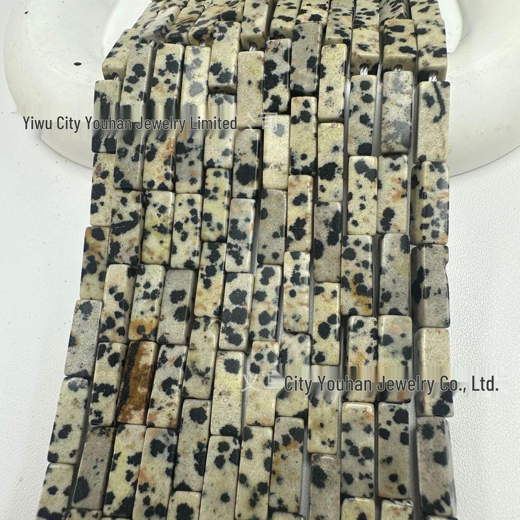 4x13mm Natural Stone Rectangle Bar Beads for DIY Jewelry and Bracelets