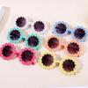 Lunettes de Soleil Enfant Décoration Fleurie Mignonnes pour Bébés Filles Été Extérieur Lunettes de Soleil Enfants Garçon UV400 Lunettes Acryliques Cadeaux