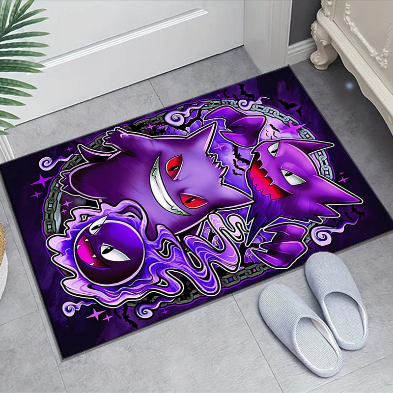 1pc Gengar1 Design Area Rug - Non-Slip, Soft & Cozy Floor Mat for Living Room, Bedroom, Office - Indoor/Outdoor Decorative Carpet