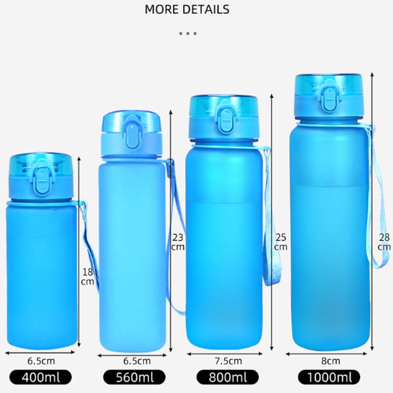 Leak-free Sports Water Bottle Portable For Travel Hiking Christmas Gifts Space Cup My Favorite Beverage Bottle Is 400ml 560ml