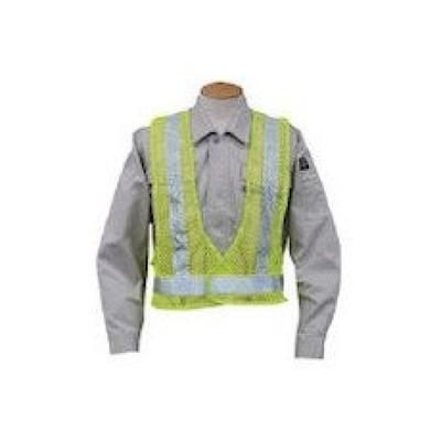 Horsetail Four Season Waistcoat Fluorescent Lime Yellow TY35Y
