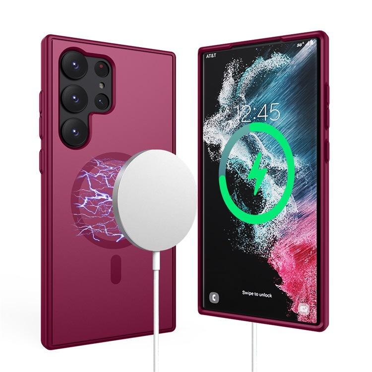 Applicable To Samsung S11ultra Matte Skin-sensitive Magnetic Mobile Phone Case S11u 2-in-1 Anti-drop Protective Case Amazon