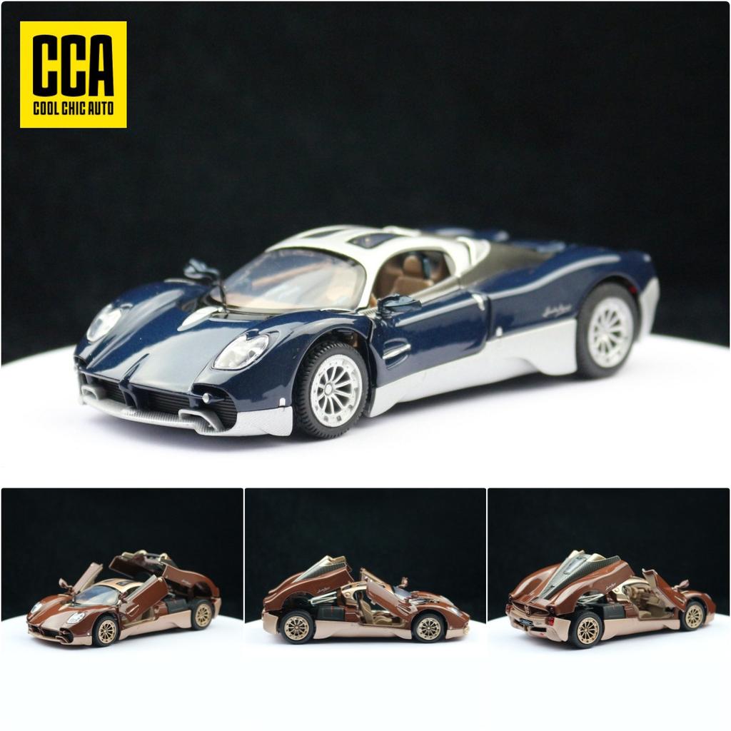 1/32 Pagani Utopia Supercar Stop Odlewany Model Samochodu Zabawkowego Dźwięk i Światło Zabawka dla Dzieci Kolekcjonerska Prezent Urodzinowy