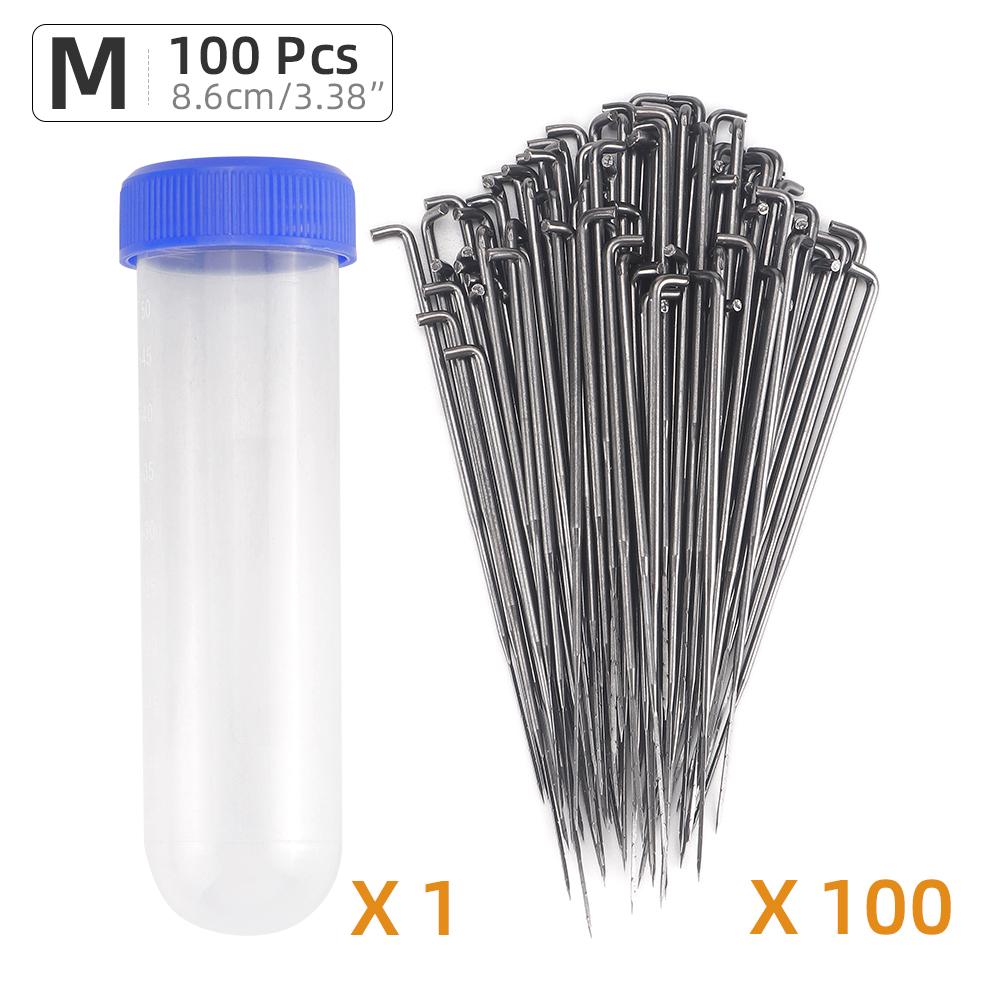 100 Pieces Needle Felting Kit, Wool Felting Needles Tool, Essential Tools for Beginner To Expert 3 Sizes 3.58/3.38/3.07 Inch