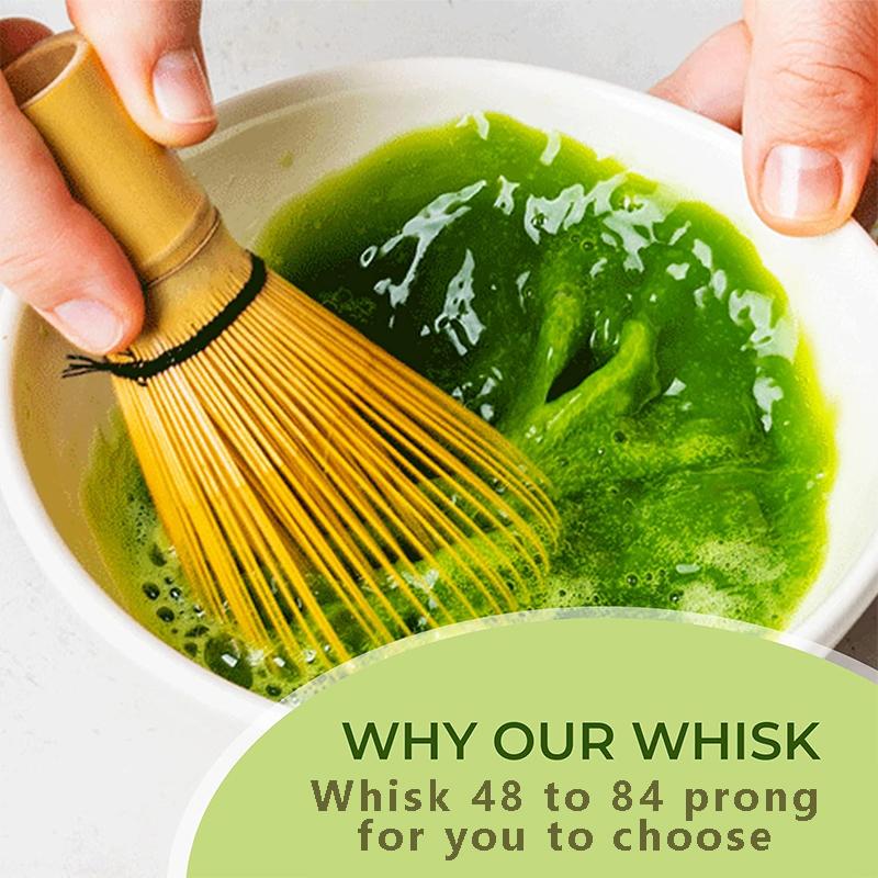 Matcha Chasen Japanese Matcha Tea Whisk Baiben Li Song Dynasty Tea Brush Manual Bamboo Green Tea String Brushes Reusable Teaware