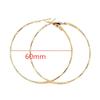 Fashion Large Hoop Earrings 40mm 60mm 80mm Big Smooth Circle Earrings Round Brincos Loop Earrings for Women Jewelry Party GiftsGood product