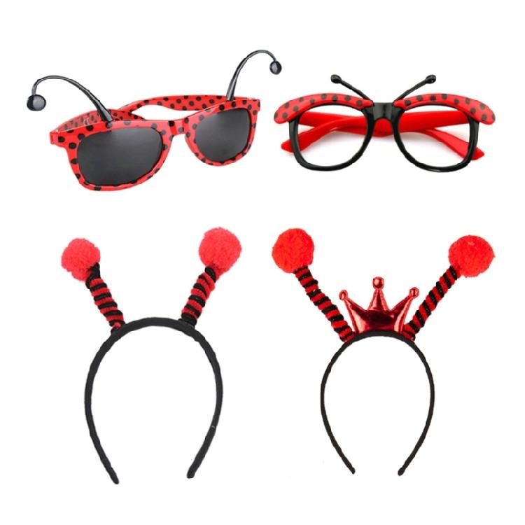 

Хелловін Бджоли Сонечка Косплей Аксесуари Окуляри Пов язка на голову Панчоха Спідниця для Дітей Дорослих Хелловін Рольова Гра Захід