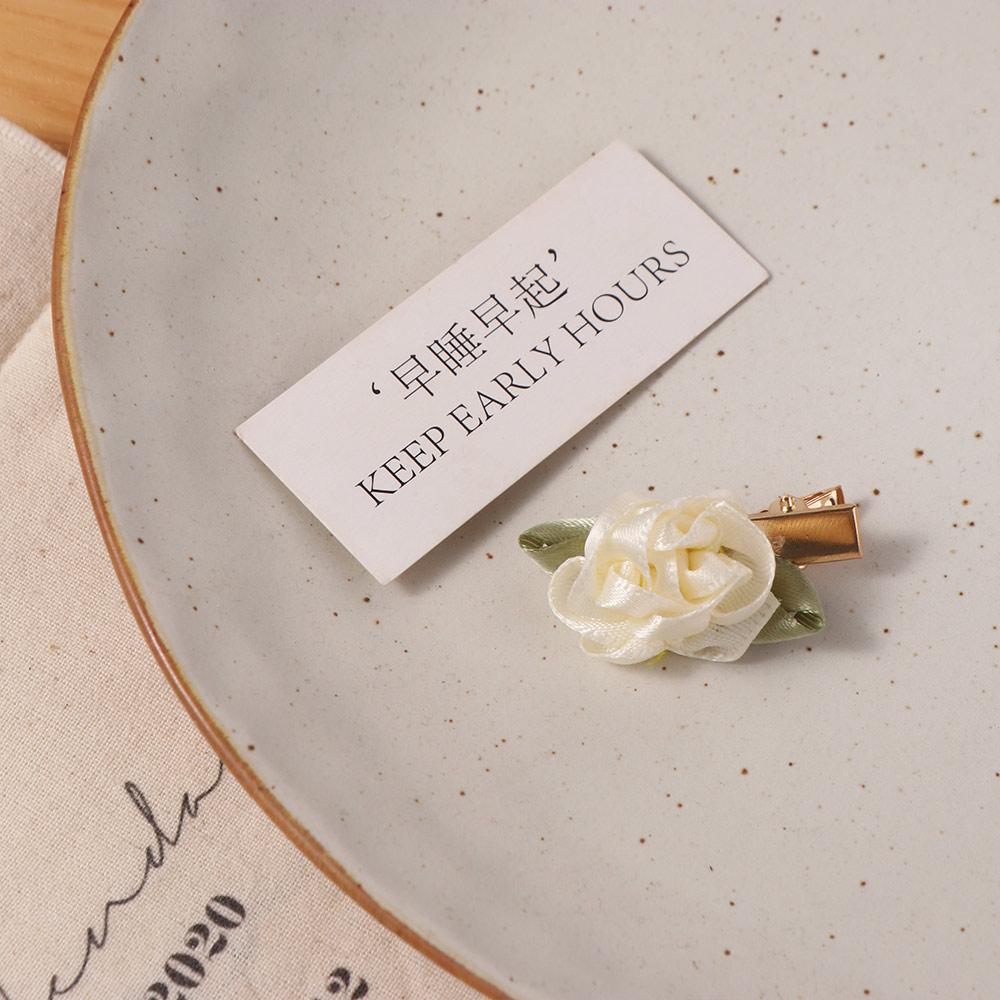 Super Fairy Bell Orchid Flower Hair Clips Female Forehead Bangs Clip Mori System Broken Hair Duckbill Clip