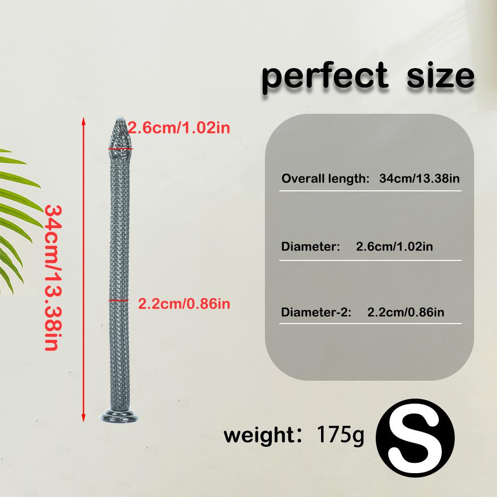Super Long Anal Dildo, Snake Butt Plugs with Suction Cup, Prostate Massager Sex Toys for Men, Women