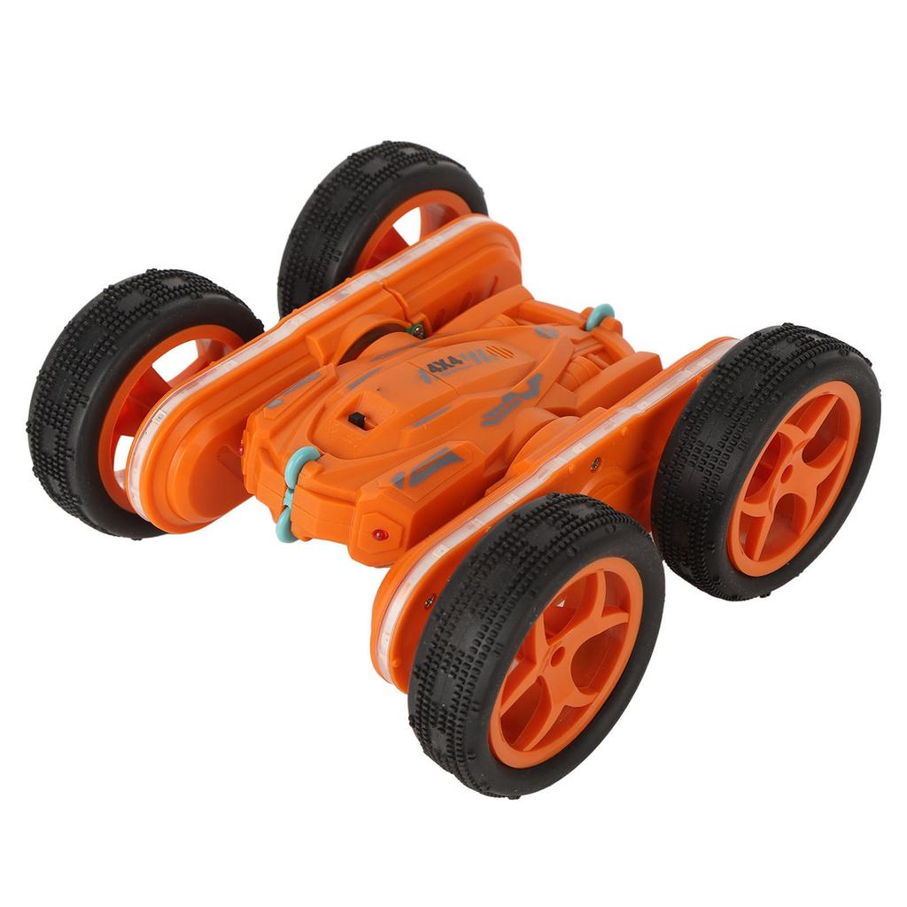 Remote Control Stunt Car Light Double Sided Rotating Stunt Car with 4 Wheels for Grass Beach