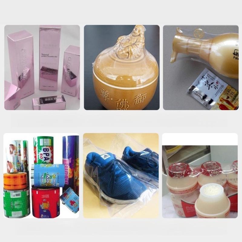 POF Värmekrympfolie, Transparent Stark Krympfilm, Helautomatisk Förpackningsmaskin, Vikmembran, Kosmetika, Förpackningsfilm för Mobiltelefoner