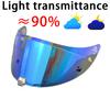 Rpha11 Helmet Visor Face Shield for HJC HJ26 Rpha 70 St Dustproof Windproof Sunscreen Shield Electroplated Visor Film Anti Fog