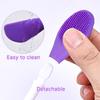 8/2pcs Double-Ended Silicone Face Mask Brush Reusable Soft Facial Masks Applicator Massage Spatula for Cream Skincare Supplies