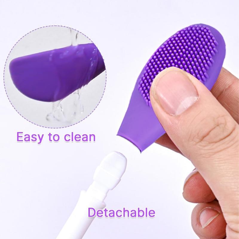 8/2pcs Double-Ended Silicone Face Mask Brush Reusable Soft Facial Masks Applicator Massage Spatula for Cream Skincare Supplies