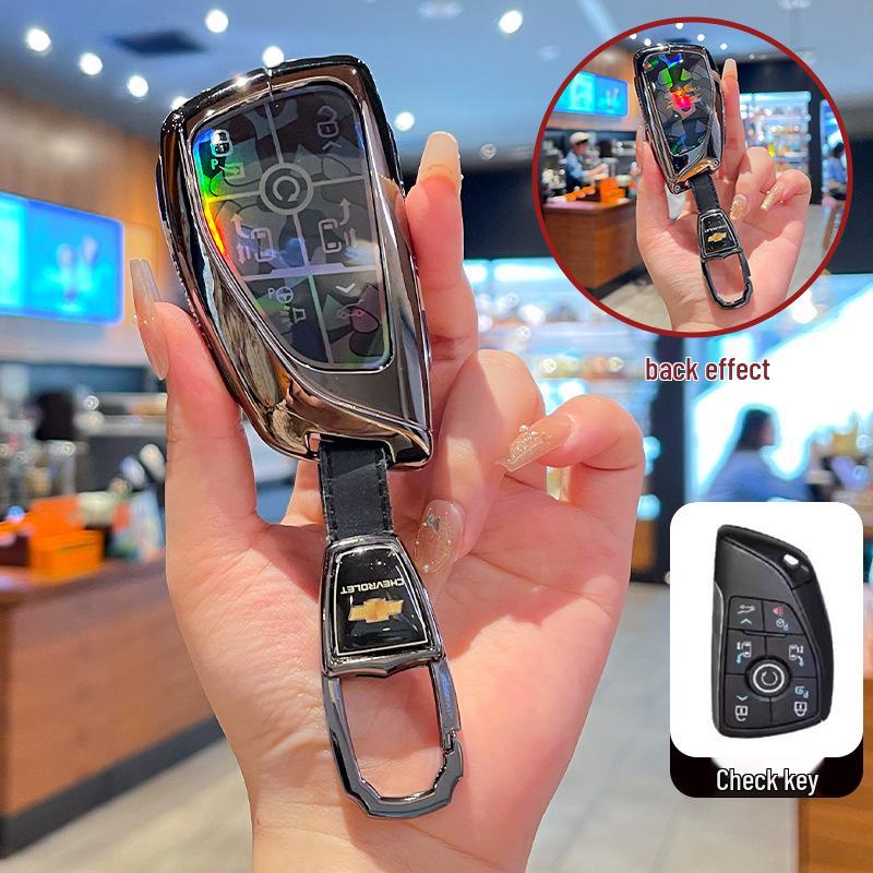 Chevrolet Equinox 2025 Premium Key Case with Metal Buckle - Full Coverage Accessories