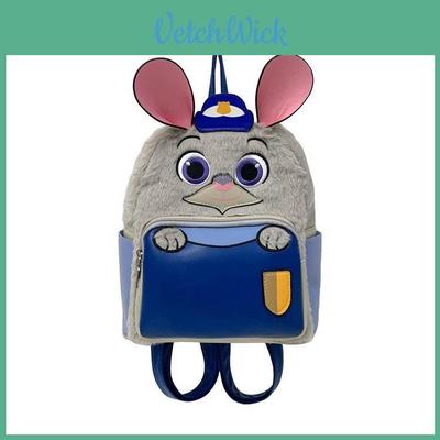 Zootopia Judy Hopps Nick Wilde Cartoon Plush Rabbit And Fox Backpack With Padded Straps For Daily Use
