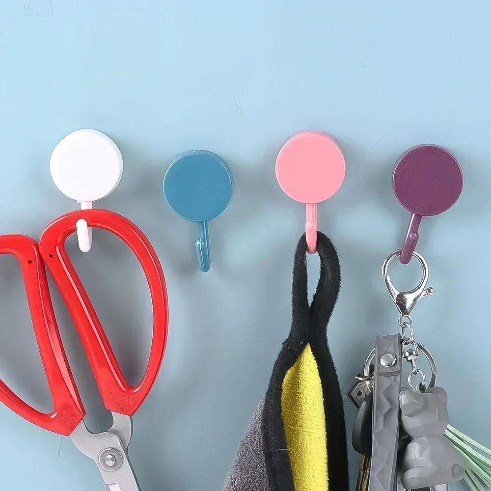 10 Piece Set Kitchen Gadgets Hat Hook Home and Decoration Keys Hanger Bathroom Organizer Storage Household Use Hooks Kitchenware