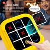 Intelligentes elektronisches Tic-Tac-Toe-Schachbrett: Multifunktionales Mini-Spielzeug & Lernspielzeug für Kinder