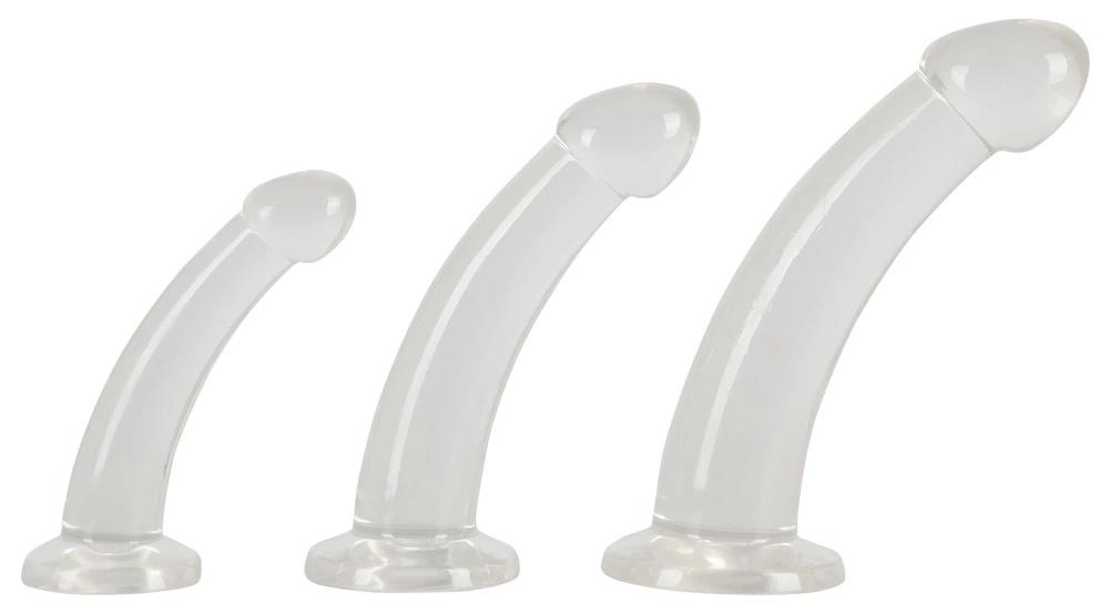 Crystal - 3-Piece Anal Dildo Set