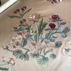 French Hepburn Style Simple Embroidery Bedding Four-piece Light Luxury Bed Sheet Pillowcase