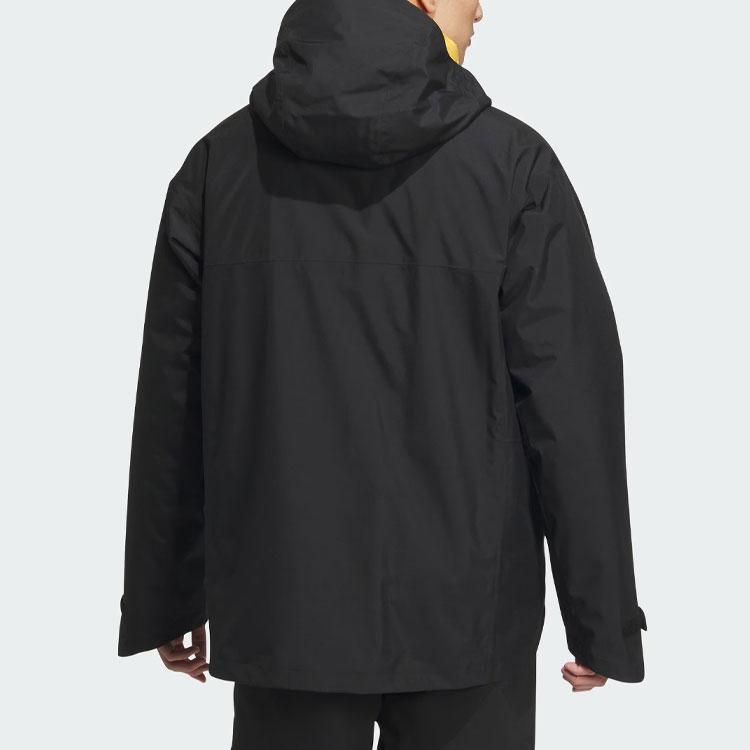 Adidas Terre Waterproof And Windproof Windbreaker Jacket Men's Black IL8988