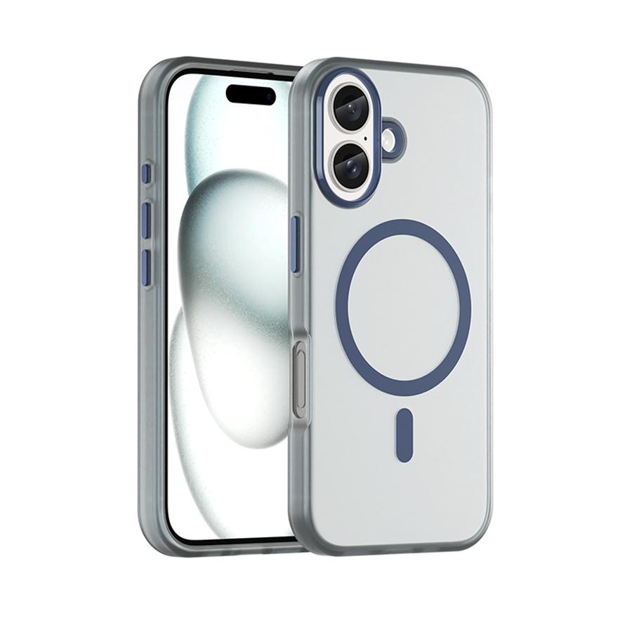 Matte Skin Feel Magnetische kabellose Ladehülle für iPhone 16 Pro Max 15 14 13 12 11 Samsung S24 Ultra S24FE für Magsafe Stoßfeste Stoßstangenabdeckung