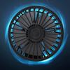 12V/24V Car Cooling Fan Dual Head 360° Rotation Vehicle Mounted USB Fan Auto Cooler Fan for Dashboard Air Circulator Fan