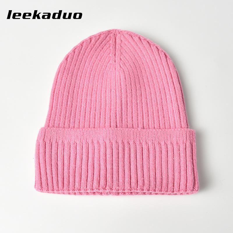 Autumn and Winter Light Board Knitted Hat Women's Versatile Solid Color Wool Hat Warm Ear Protector Cold Hat Men's Tide