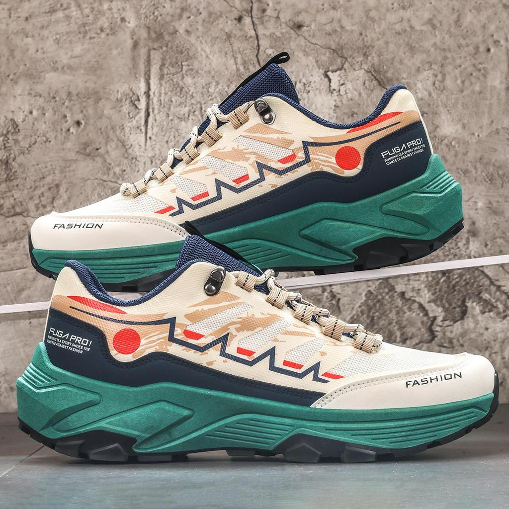 Mens Trail Running Shoes Outdoor Lightweigh Sport Sneakers Salo Fashion Non Slip Breathable Male Walking Training Gym Shoes