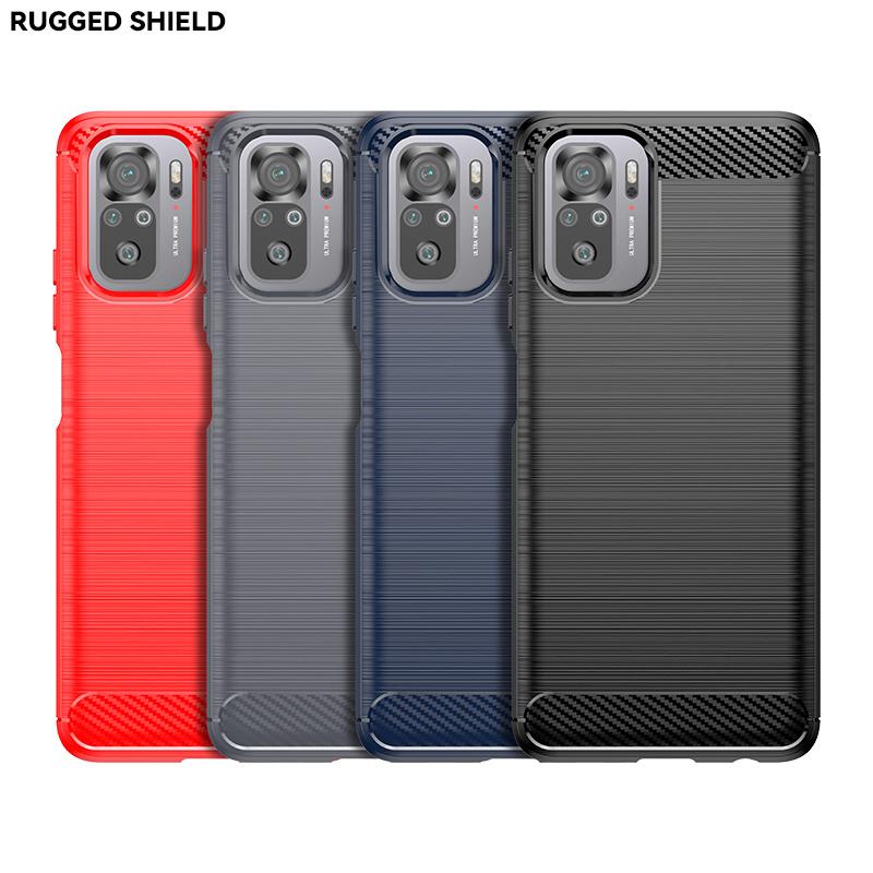 For Poco M5S Case Cover Xiaomi Poco M5S Capas New Carbon Fiber Shockproof Soft TPU Cover Poco F3 X3 X4 Pro M3 M4 M5 M5S Fundas