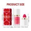 Julystar Liquid Blush Makeup with Cushion Applicator Matte & Dewy Face Blush Cream Long Lasting Lightweight Blusher Natural Looking Cheeks Tint Makeup