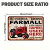 Metal Tin Sign Retro Farmhouse Decor Vintage Farmall 8x12 Inch Metal Wall Art Garage Man Cave Bar Kitchen
