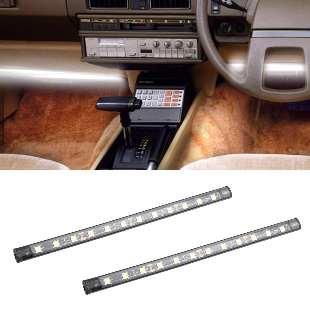 Aoling Ambient LED Strip Lights for Ambient Foot Daytime Running Easy Installation with Interior and Exterior High Set of White Lights, Cars,