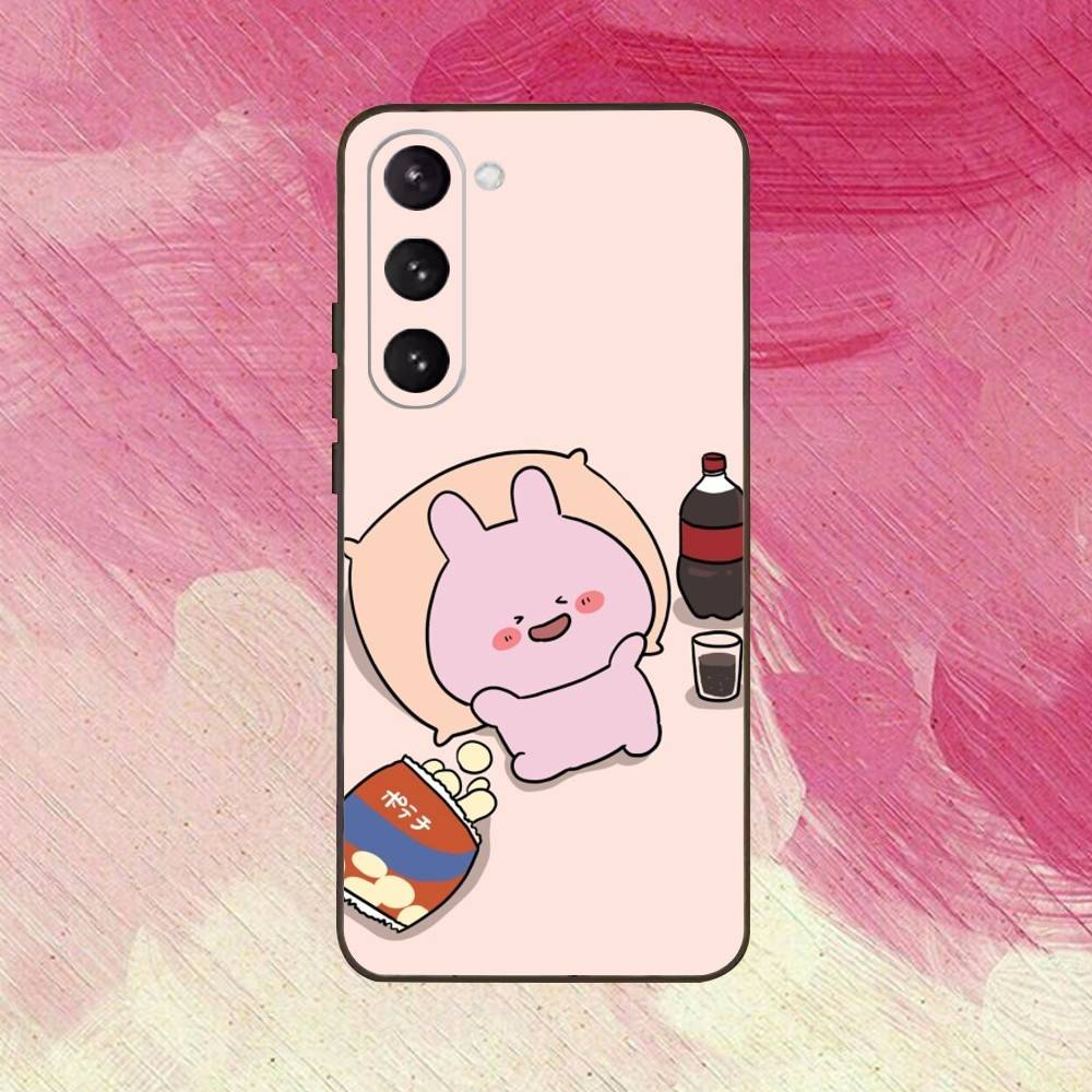 

Cartoon A-Asamimichan Phone Case For Samsung Galaxy A73,A72,A71,A70,A53,A52,A51,Others Soft Black Cover Samsung a52