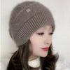 Autumn and Winter Wrapped Head Cap Knitted Hat Women's Warm Hat Handmade Jacquard Hat