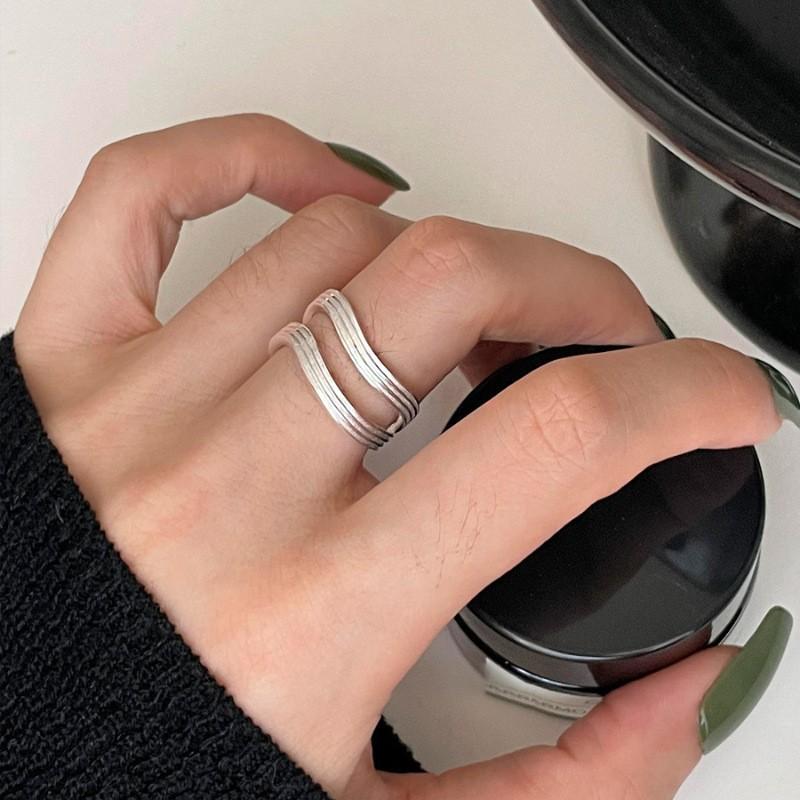 Tourmaline Vintage Stylish Pearl Ring For Women Beautiful Geometric Design