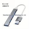 4-in-1 USB 3.0 Hub Type-C Docking Station for Phones & Computers